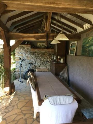 Loft Atypique Panzió Villeneuve-de-Rivière Kültér fotó